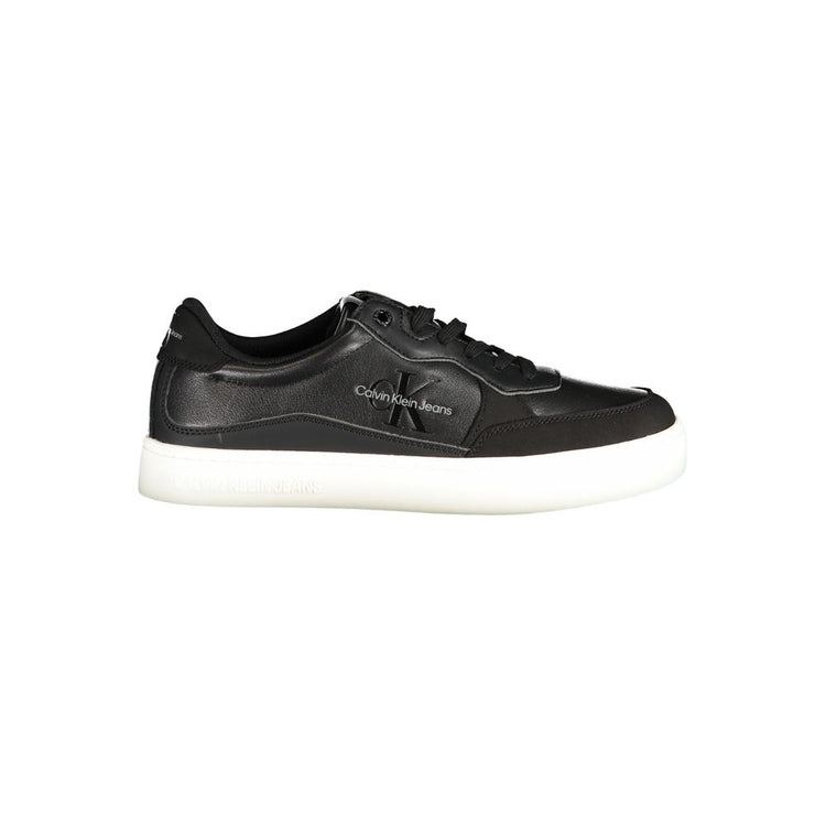 Nero Polyurethane Men Sneaker