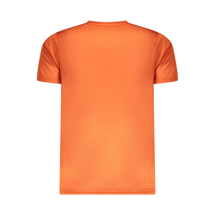 Arancione Polyester Men T-Shirt