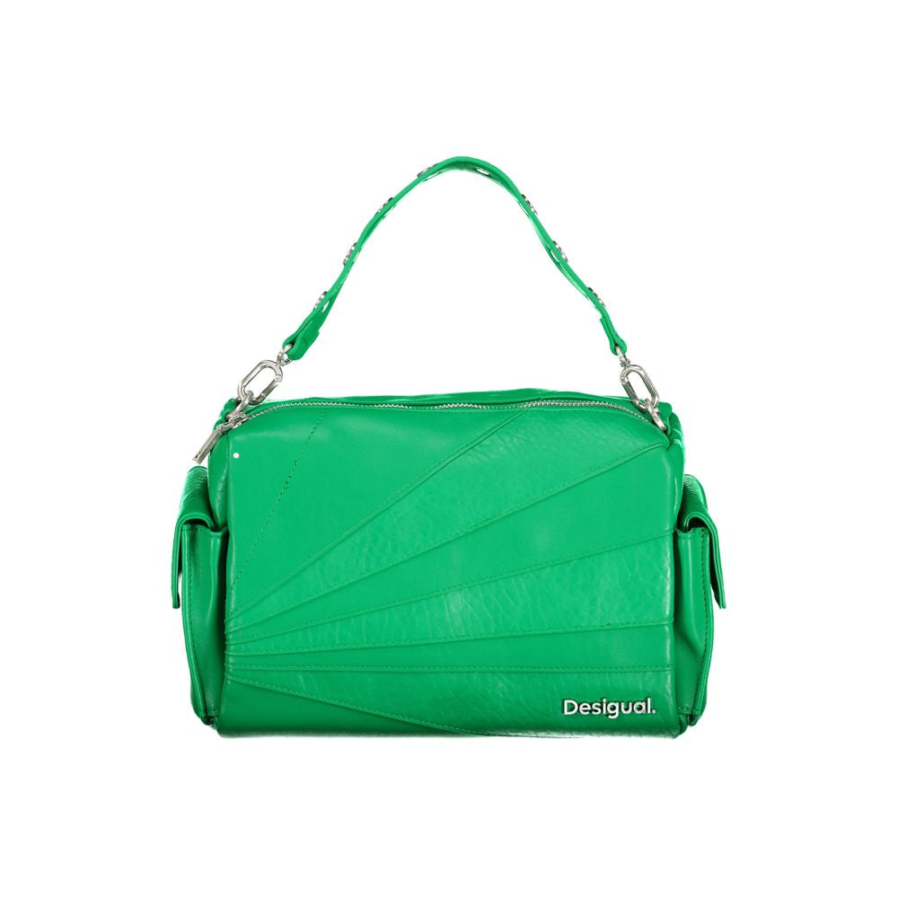Verde Polyurethane Women's Handbag