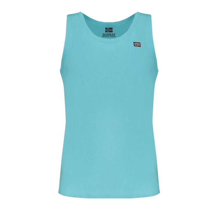 Azzurro Cotton Men's Tank Top