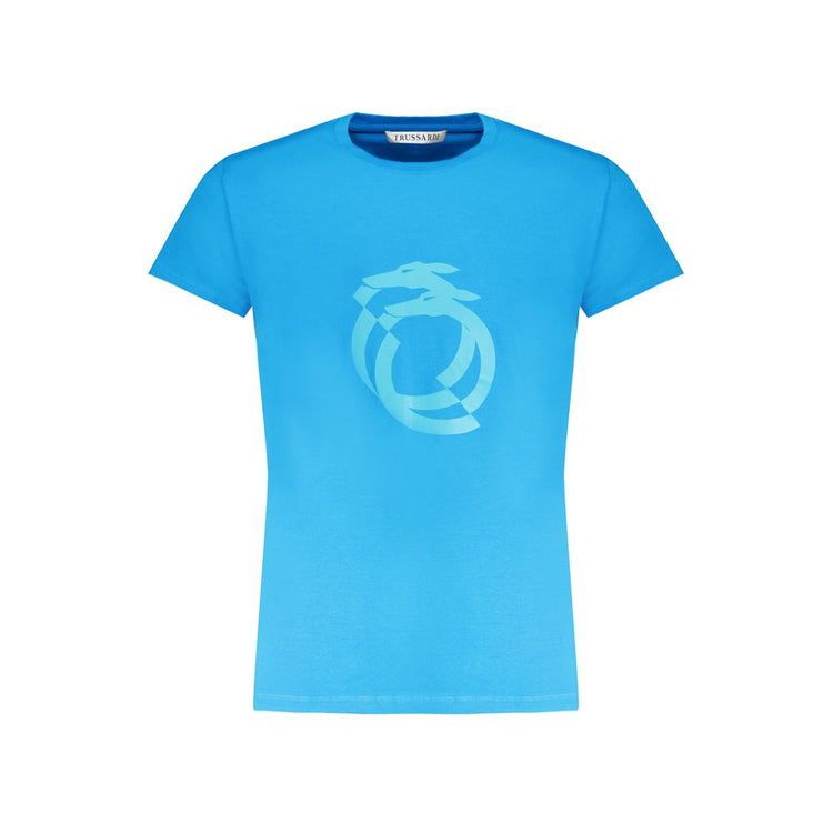 Azzurro Cotton Men T-Shirt