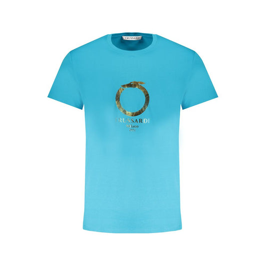 Azzurro Cotton Men T-Shirt