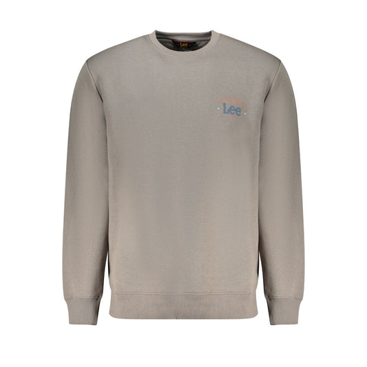 Grigio Cotton Men Sweatshirt
