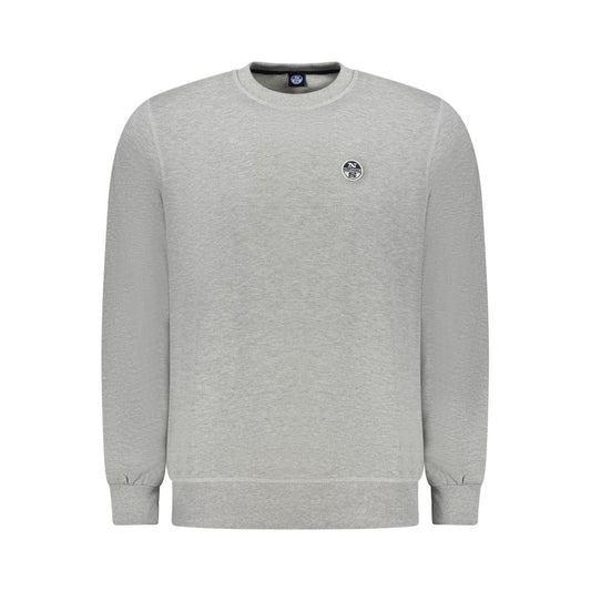 Grigio Cotton Men Sweatshirt
