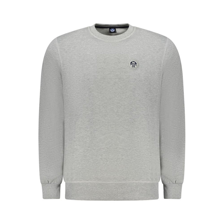 Grigio Cotton Men Sweatshirt