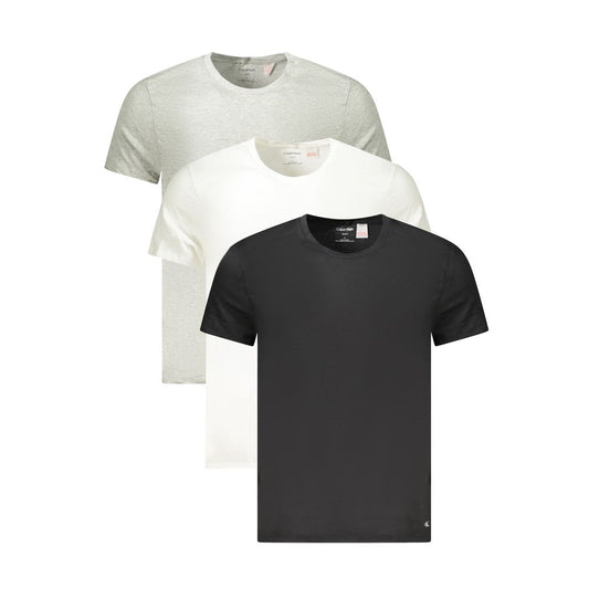 Grey Cotton Men's T-Shirt