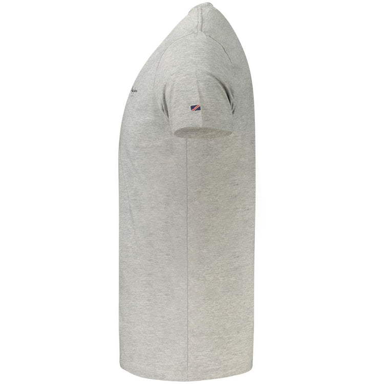 Grigio Cotton Men T-Shirt