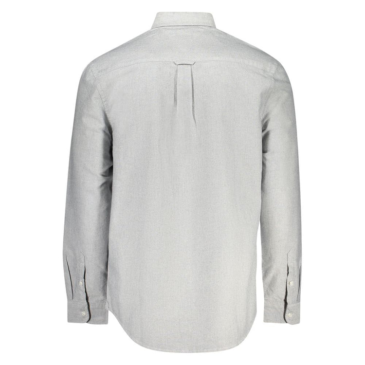 Grigio Cotton Men Shirt