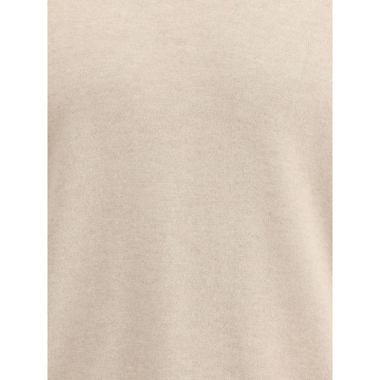 Beige Cashmere Cashmere Sweater