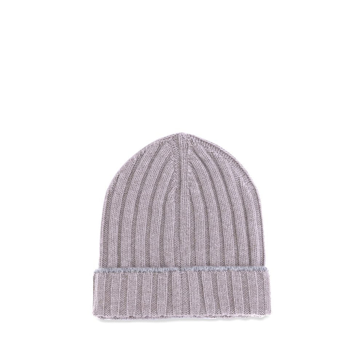Beige Cashmere Beanie