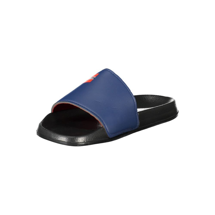 "Black Plastic Men Slipper"