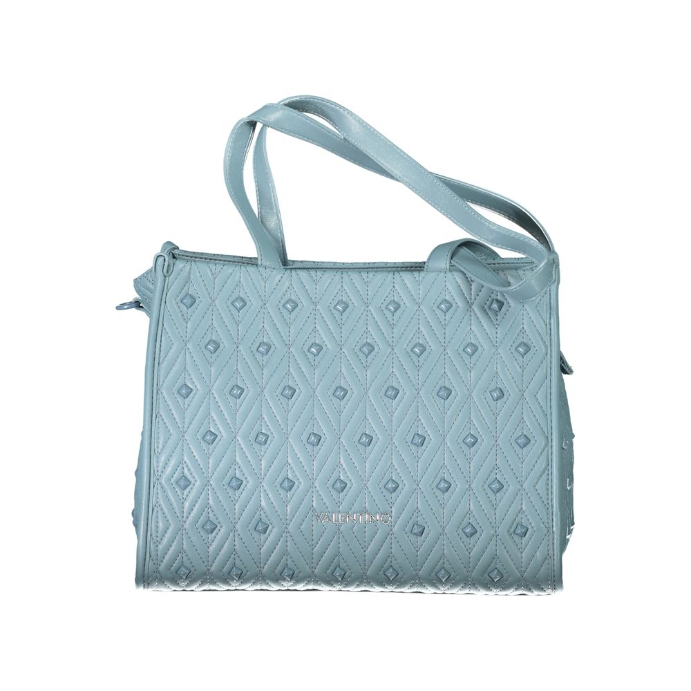 Azzurro Polyurethane Women Handbag