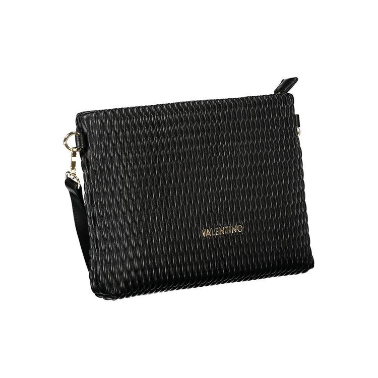 "Nero Poliuretano Women Handbag"