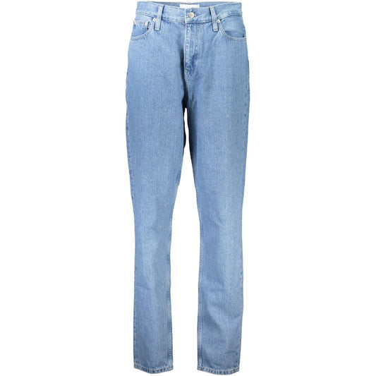 Azzurro Cotton Women Jeans