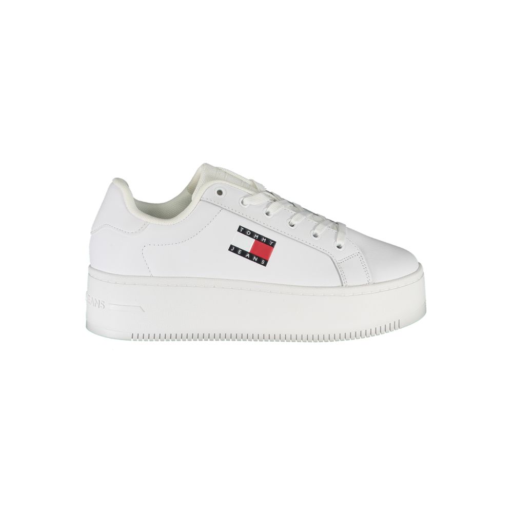 White Leather Women Sneaker