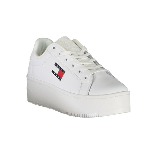 White Leather Women Sneaker