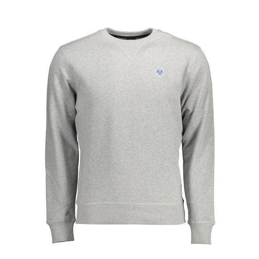 Grigio Cotton Men Sweatshirt