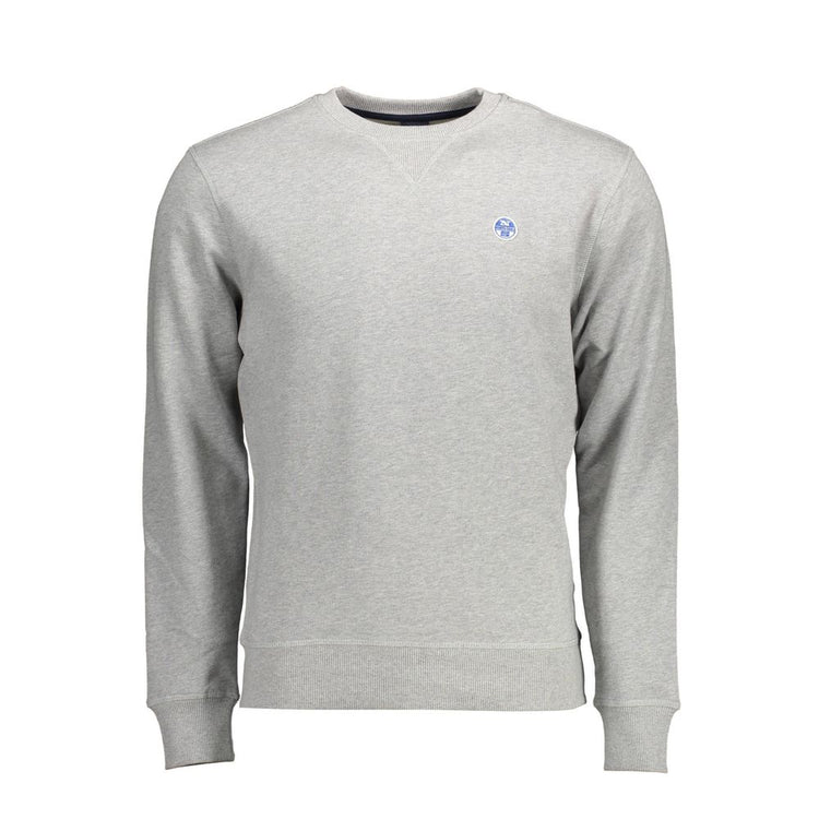 Grigio Cotton Men Sweatshirt