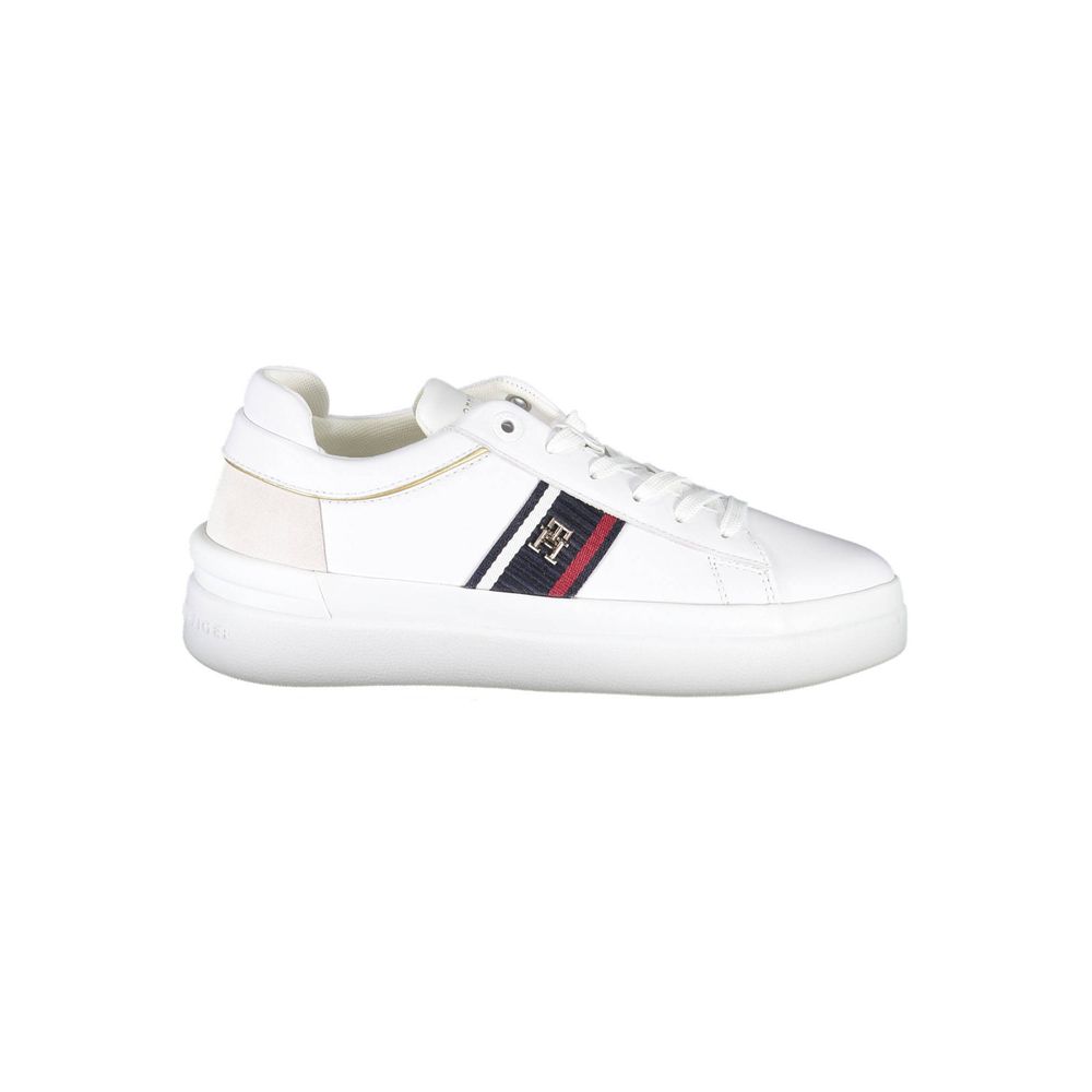 Bianco Polyester Women Sneaker