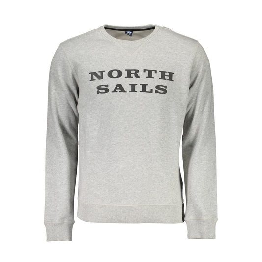 Grigio Cotton Men Sweatshirt