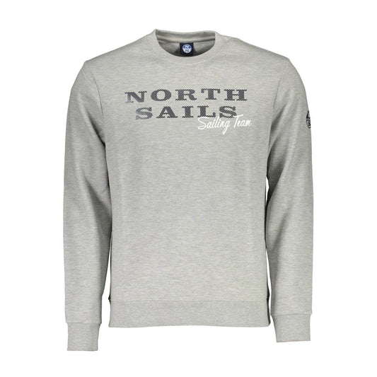 Grigio Cotton Men Sweatshirt