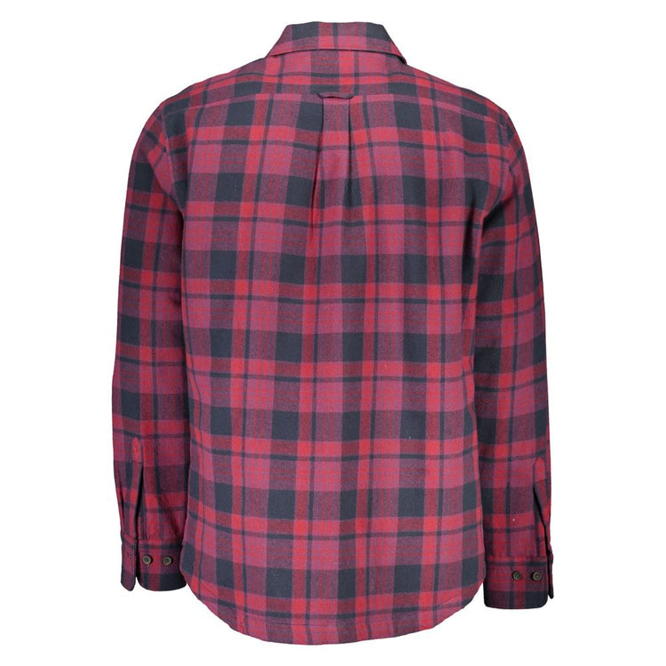 "Viola Cotton Men Shirt with Long Sleeves and Italian Collar"