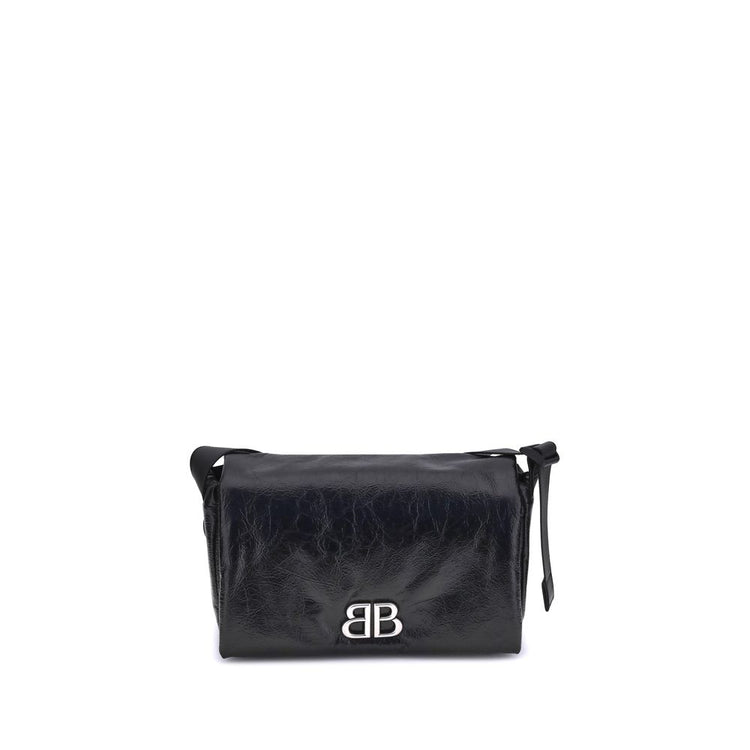 Black Calf Leather Bos Taurus Shoulder Bag