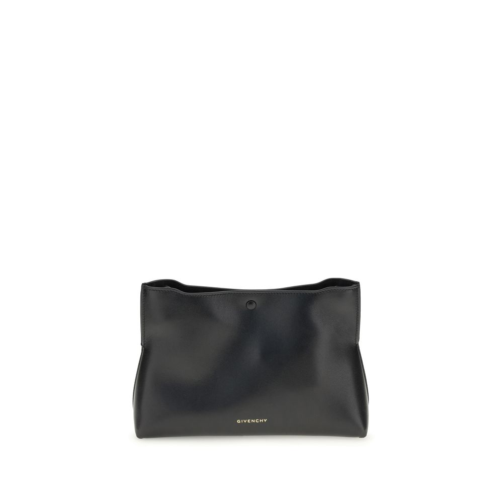Black Calf Leather Bos Taurus Clutch Bag
