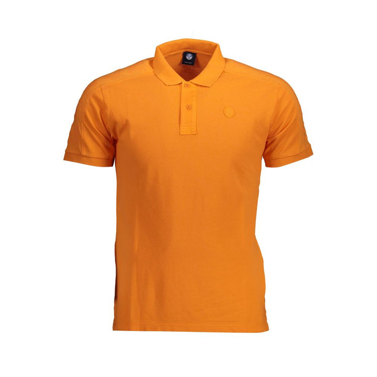 Arancione Cotton Men Polo
