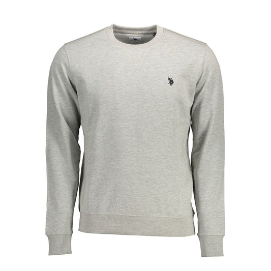 "Gray Cotton Men's Sweatshirt"