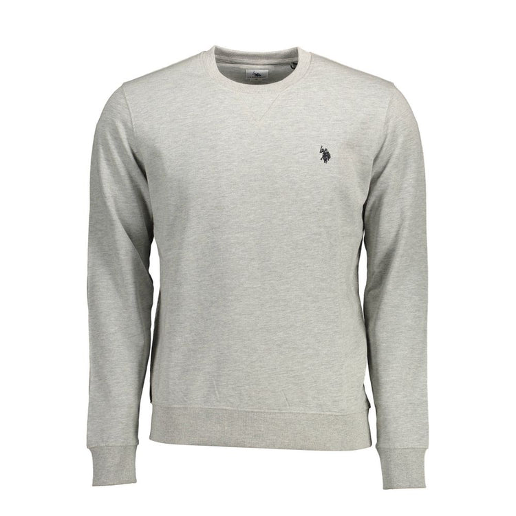 "Gray Cotton Men's Sweatshirt"