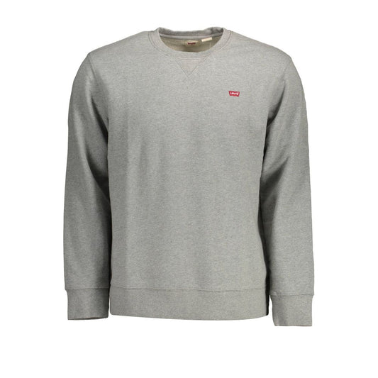 "Gray Cotton Men's Sweatshirt"