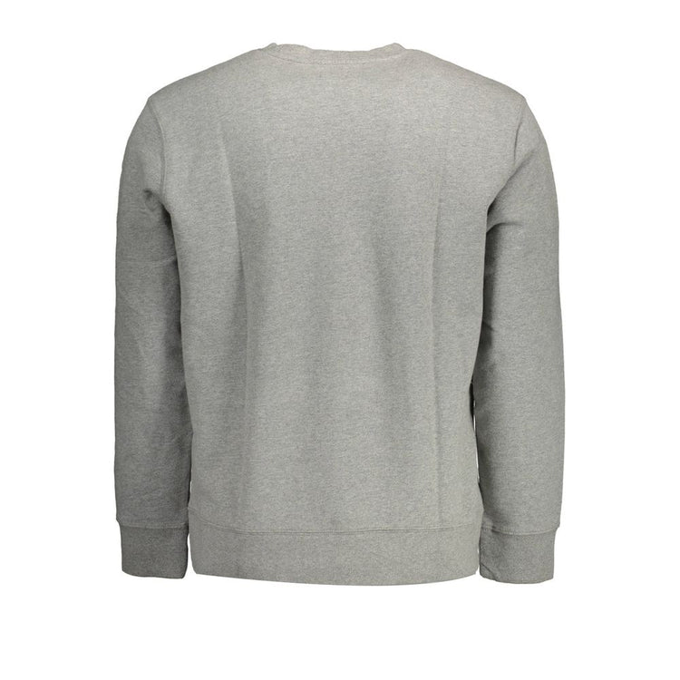 "Gray Cotton Men's Sweatshirt"