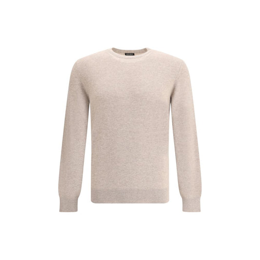 Beige Cashmere Cashmere Sweater