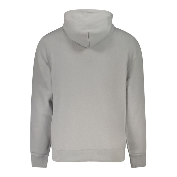 Grigio Cotton Male Sweatshirt