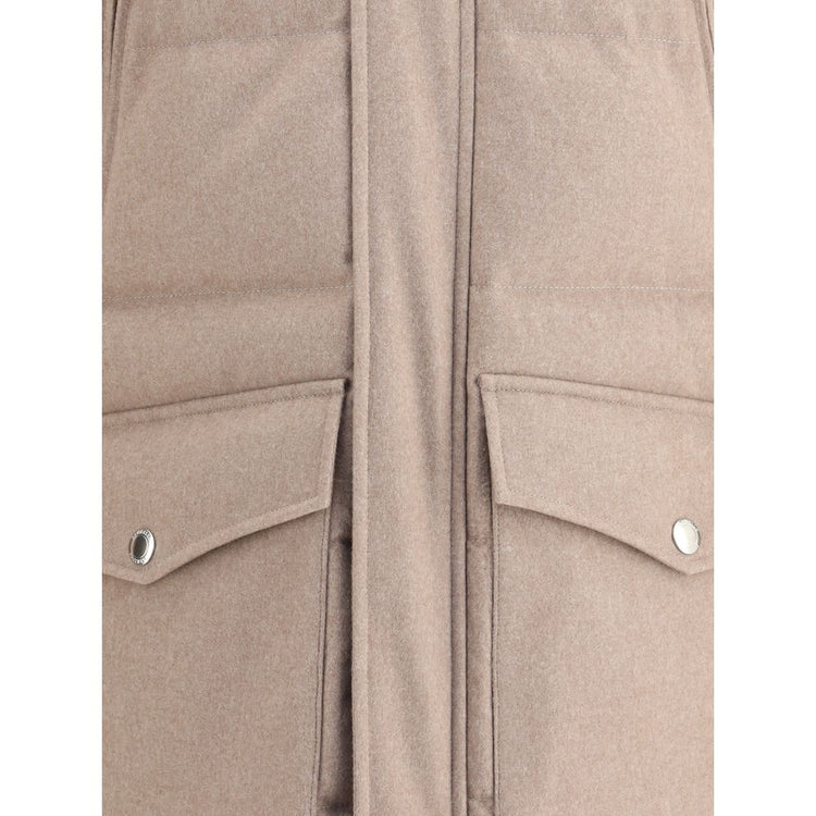 Beige Cashmere Coat