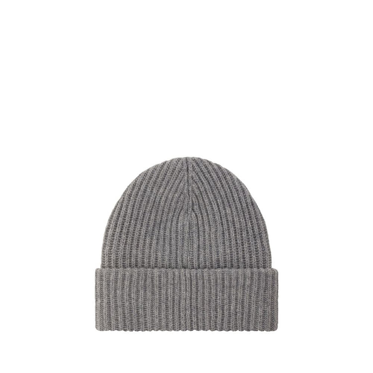 Gray Wool Beanie