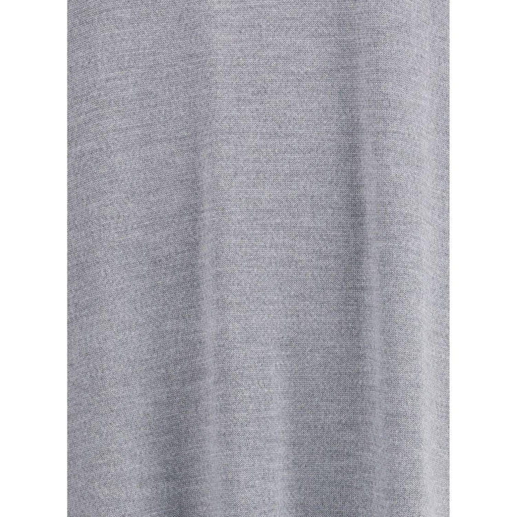 Gray Wool Casual Dress