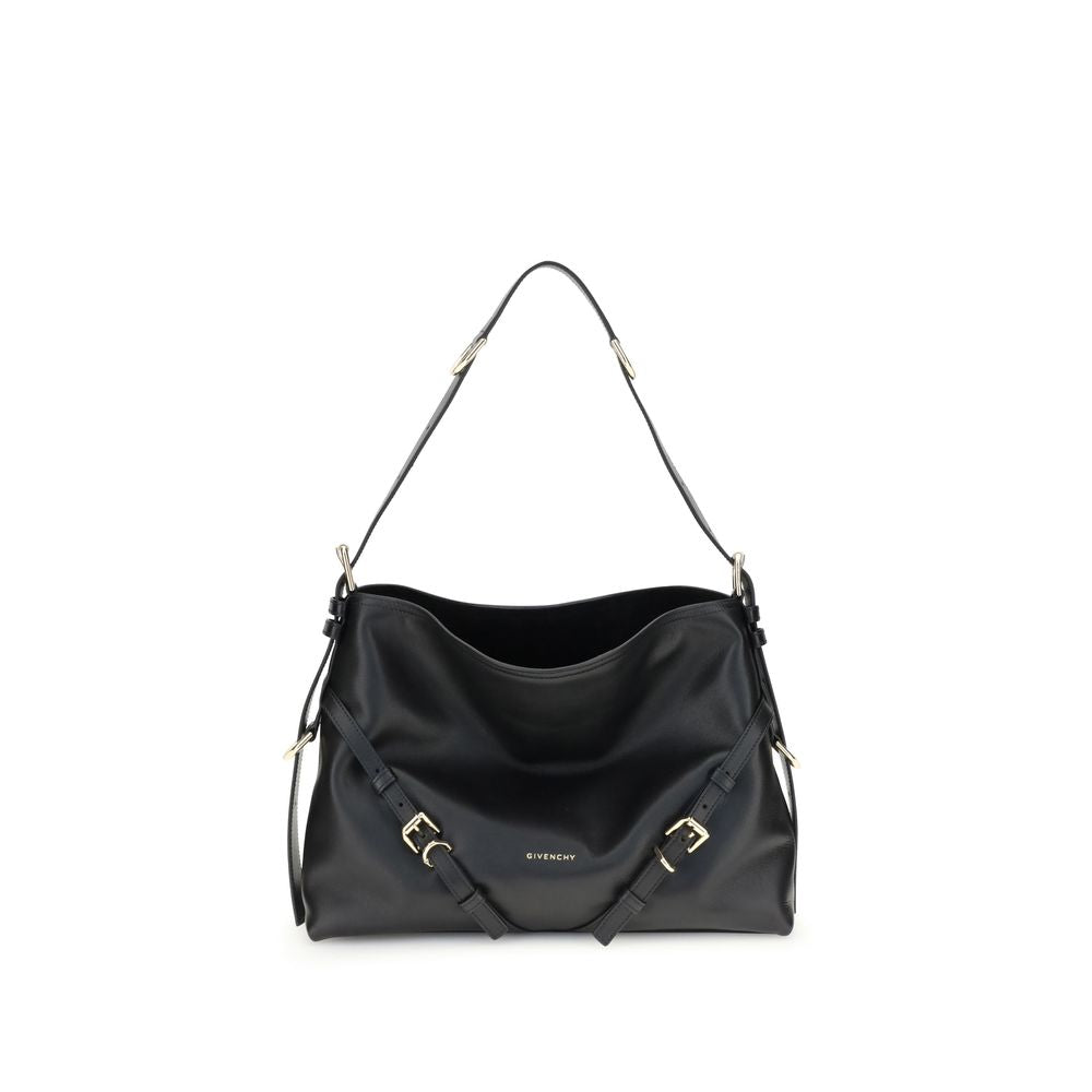 Black Calf Leather Bos Taurus Shoulder Bag