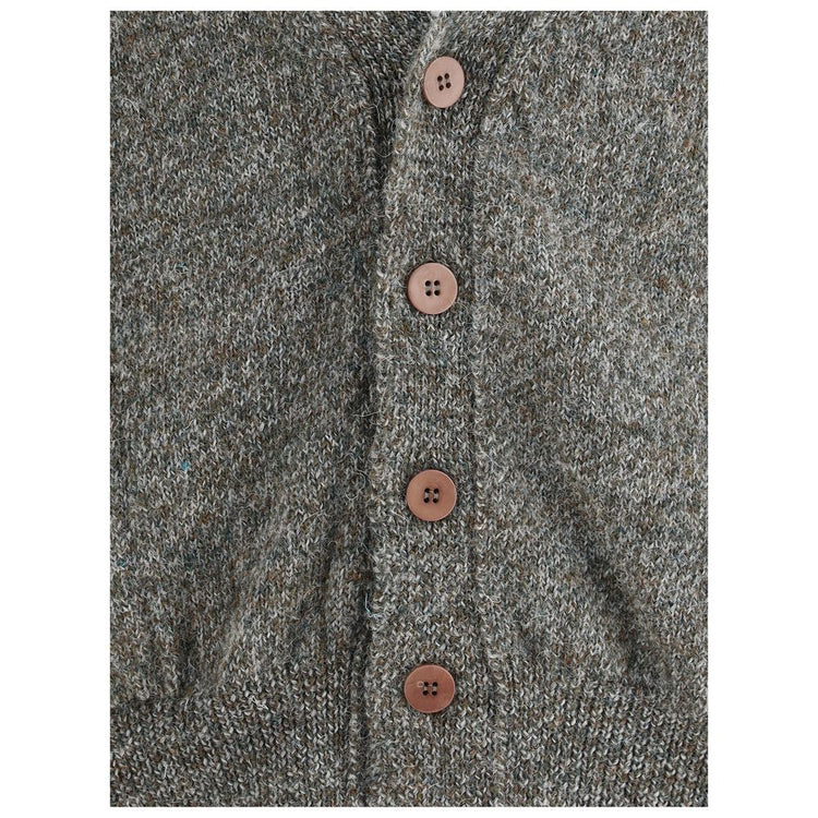 Gray Wool Cardigan