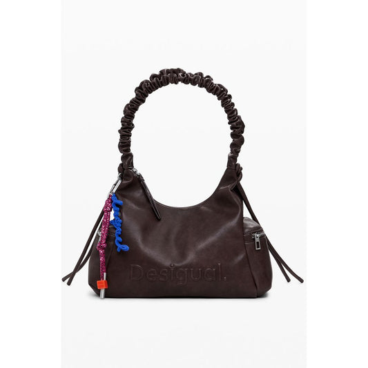 Marrone Poliuretano Women Handbag