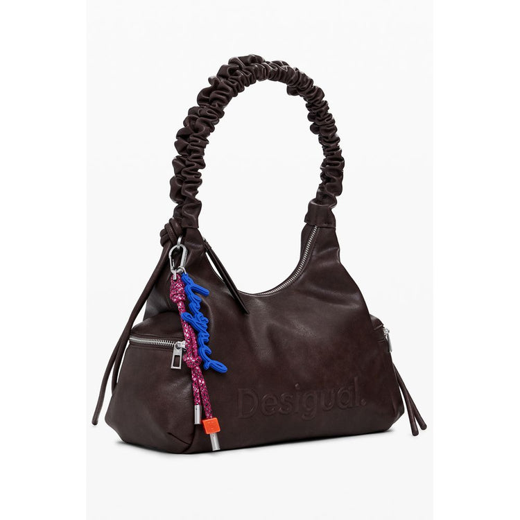 Marrone Poliuretano Women Handbag