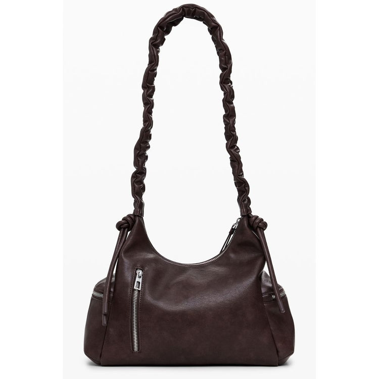 Marrone Poliuretano Women Handbag