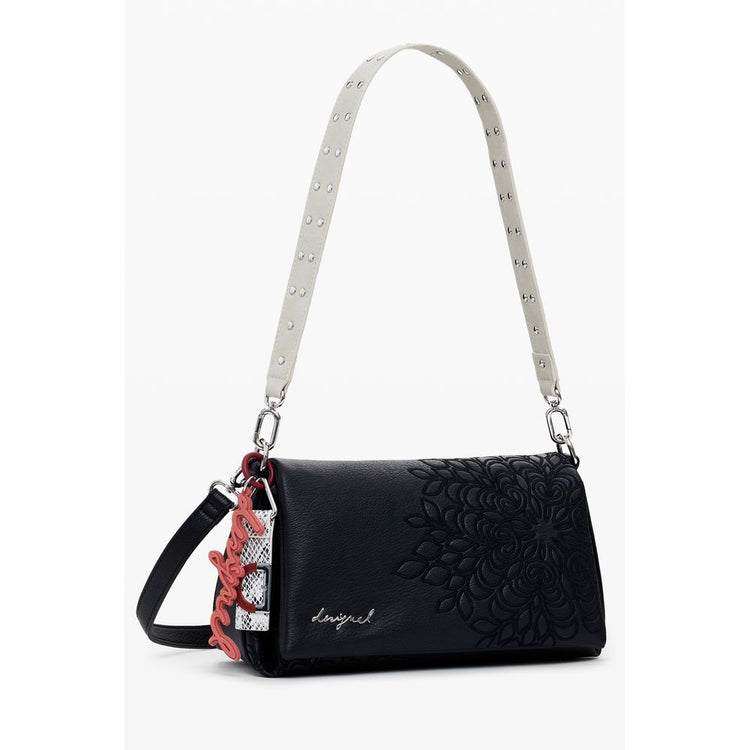 Black Polyurethane Women's Bag