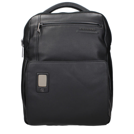 Black Leather Backpack