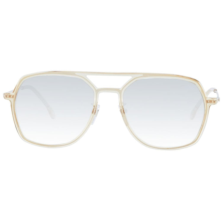 Beige Acetate & Plastic Sunglasses