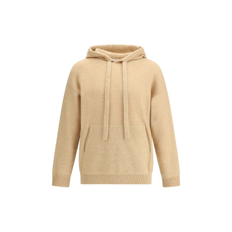 Beige Cashmere Hoodie