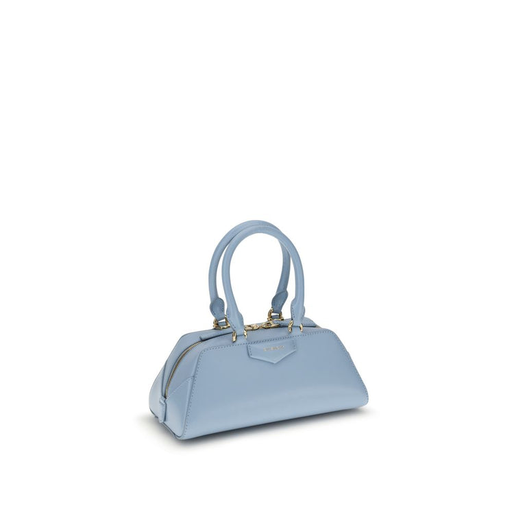 Light Blue Calf Leather Bos Taurus Handbag