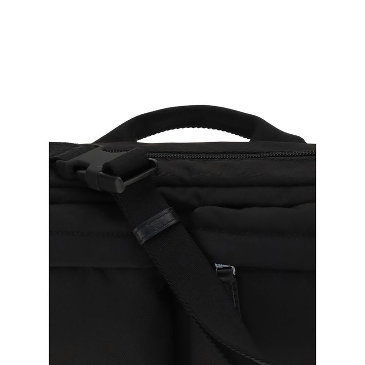 Black Polyamide Shoulder Bag