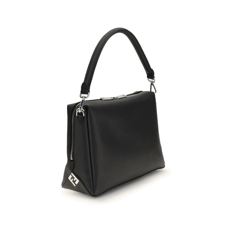 Black Calf Leather Bos Taurus Shoulder Bag